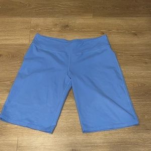 Beyond Yoga Blue Athletic Yoga Shorts